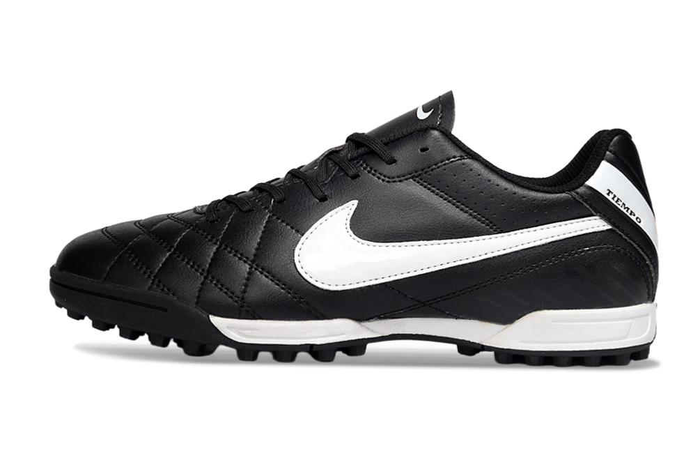 Nike Tiempo Ligera V TF Men's Turf Soccer Boots Cleats Shoes - Black/White