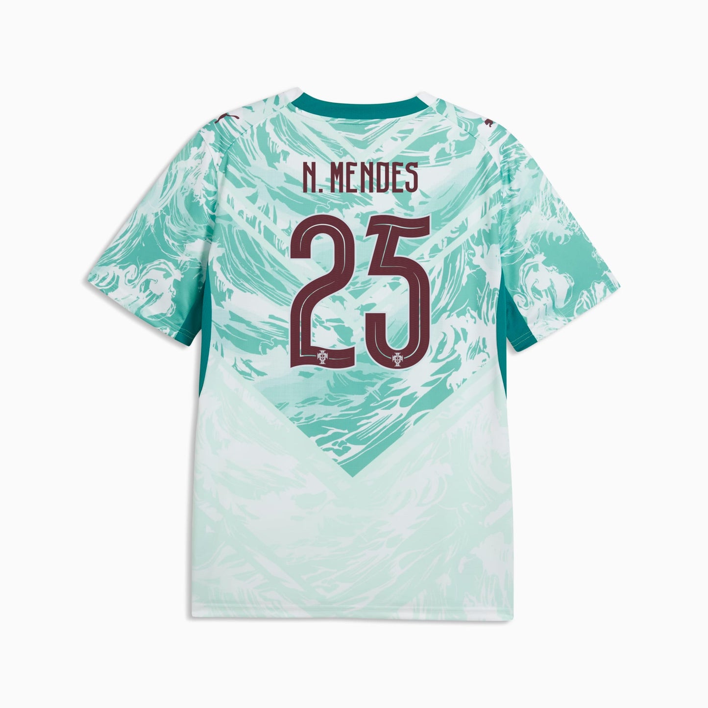 Portugal National Team 2026 N.MENDES Match  Football Soccer Away Jersey