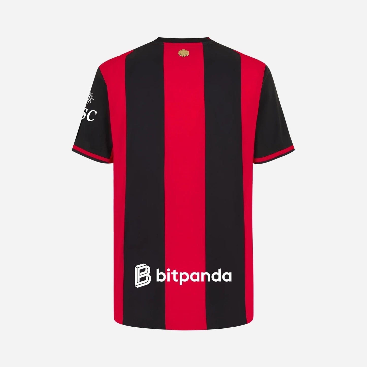 Back view of AC Milan 2026/27 home soccer jersey