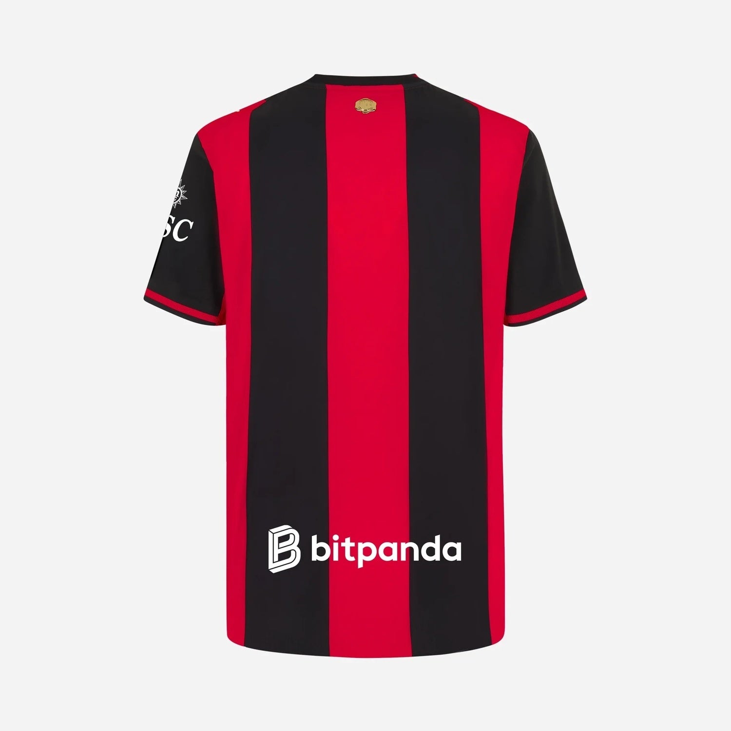Back view of AC Milan 2026/27 home soccer jersey