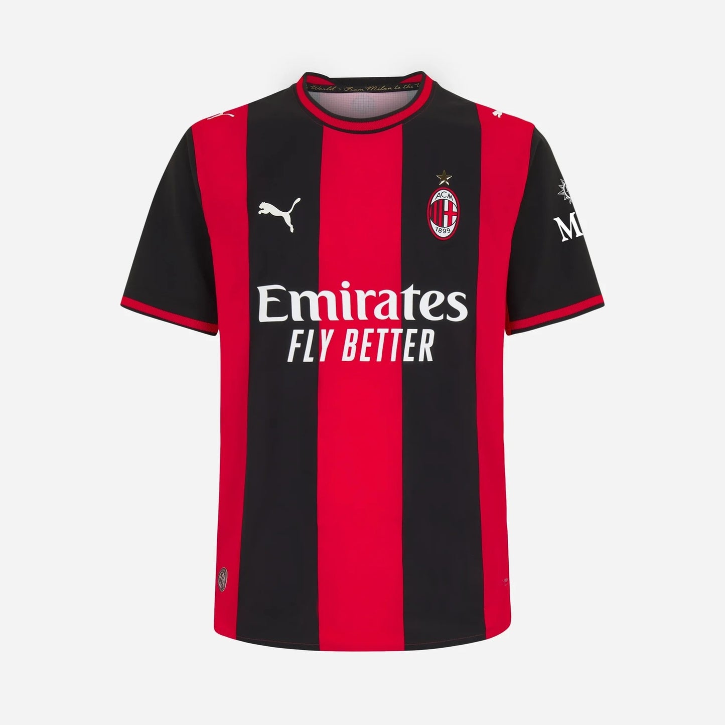 AC Milan 2026/27 home soccer jersey front view
