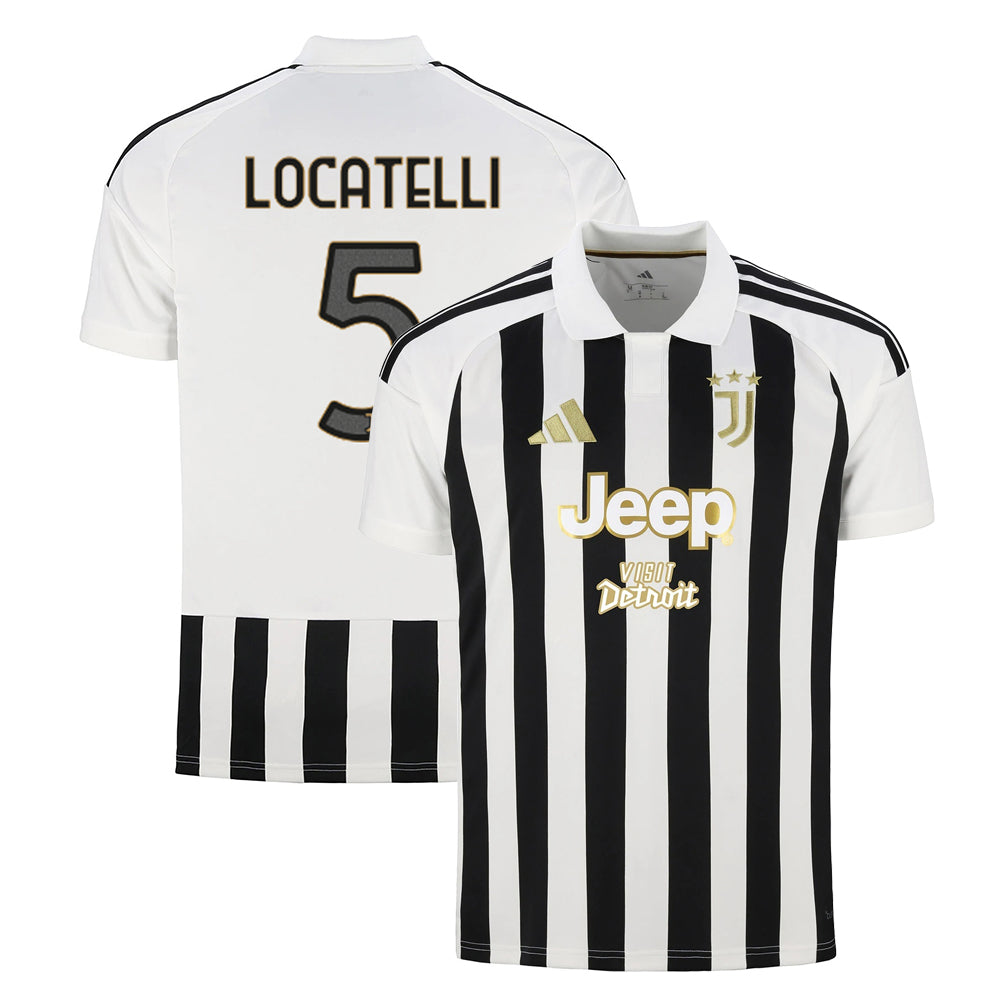 Juventus 2026/27 home stadium jersey with LOCATELLI #5 custom print