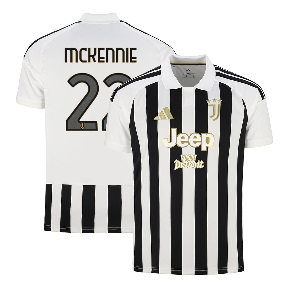 Juventus 2026/27 home stadium jersey with MCKENNIE #22 custom print