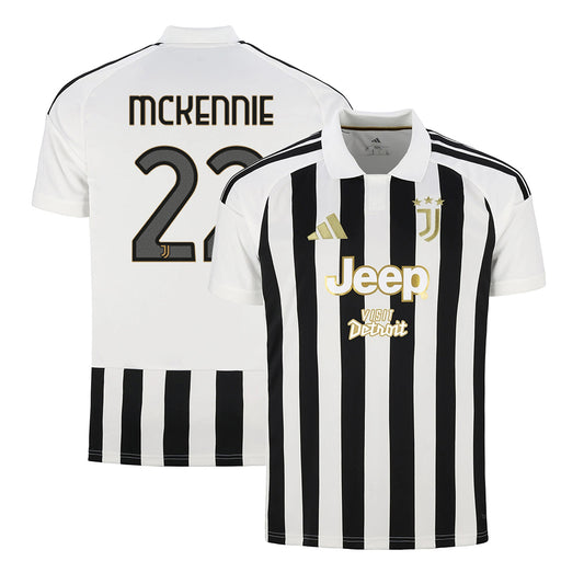 Juventus 2026/27 home stadium jersey with MCKENNIE #22 custom print