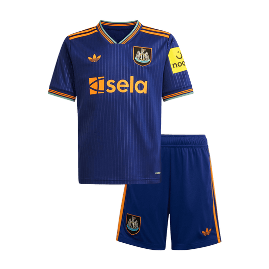 Newcastle United Third Away Kids Soccer Jerseys Kit 2025/26
