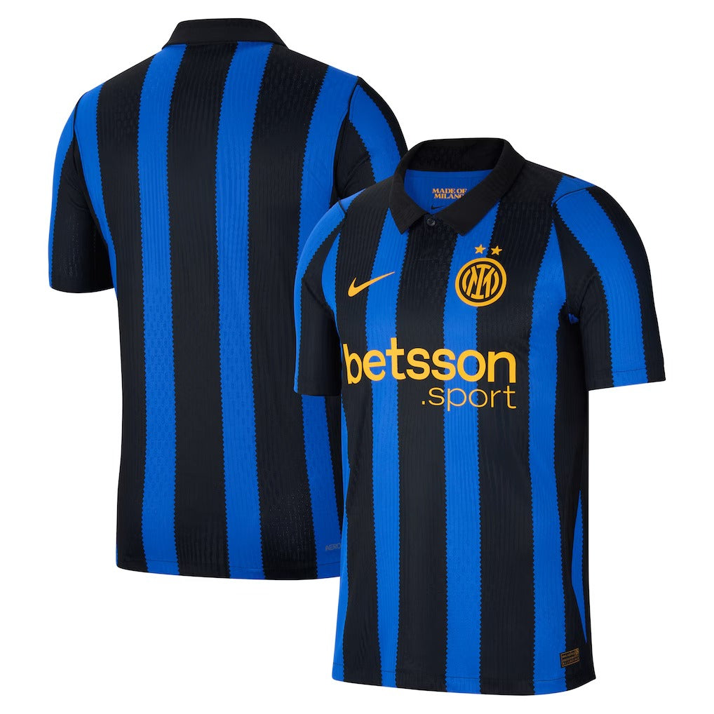 Inter Milan 2026/27 authentic home soccer jersey player version front and back