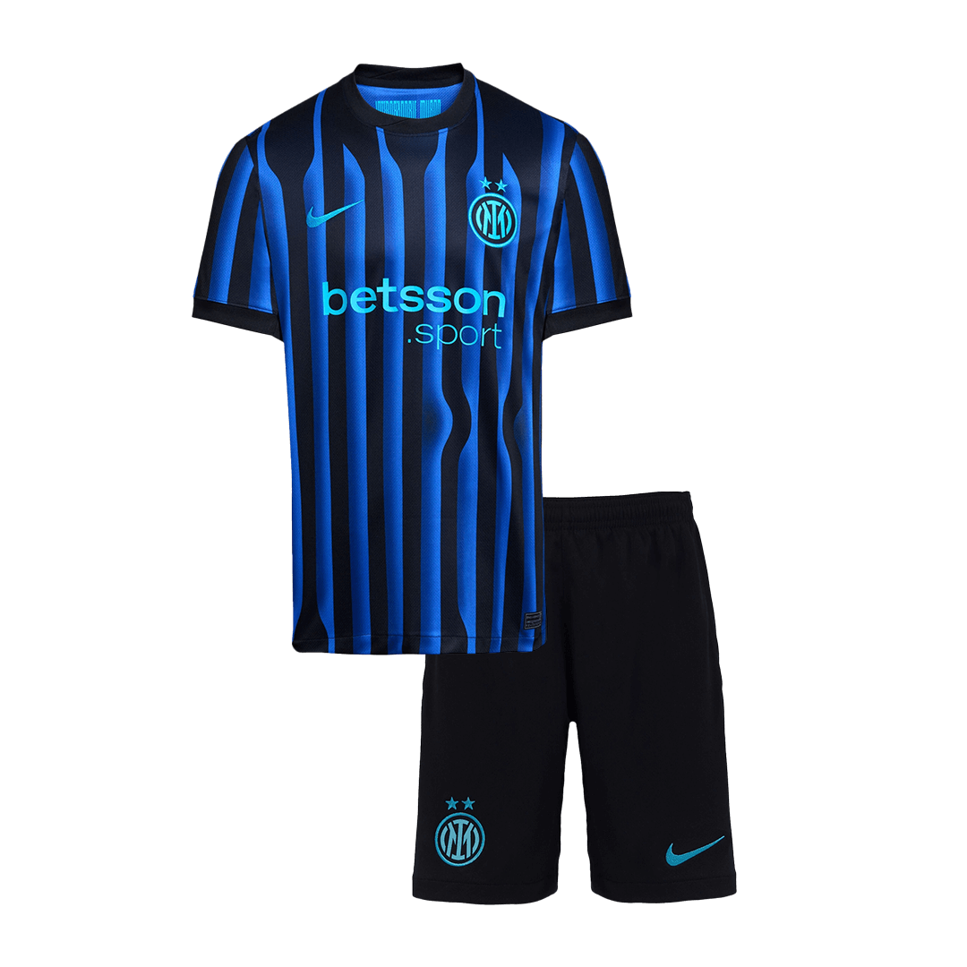 Inter Milan Home Kids Soccer Jerseys Kit 2025/26