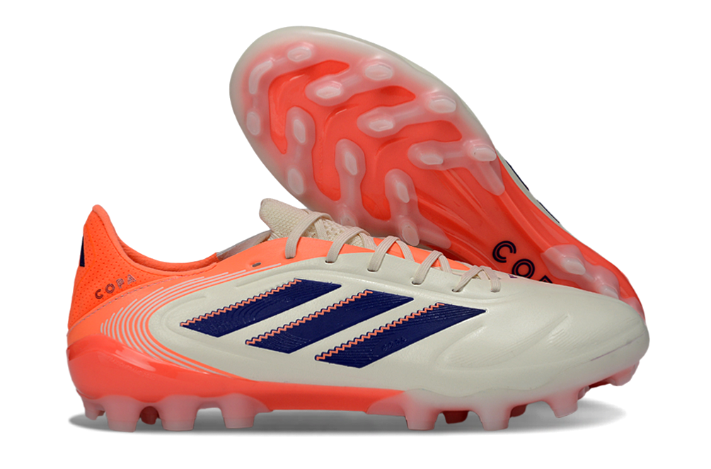 adidas Men's Copa Pure III Elite FG White/Red/Black Soccer Cleats & Shoes