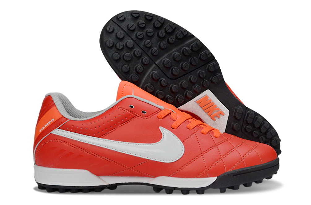 Nike Tiempo Ligera V TF Men's Turf Soccer Boots Cleats Shoes - Black/White