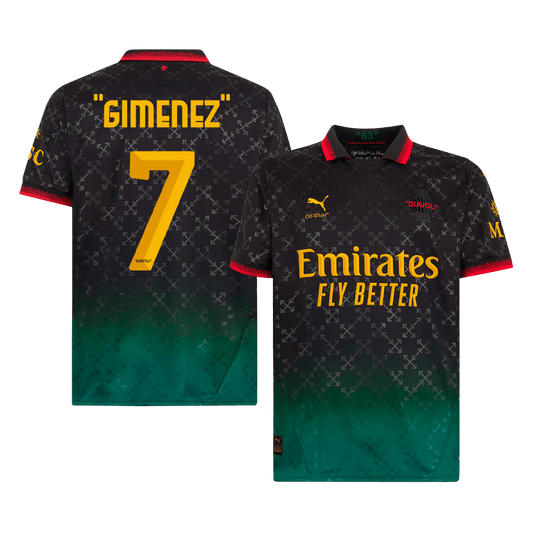 AC Milan GIMENEZ  #7 Fourth Away Soccer Jersey 2024/25