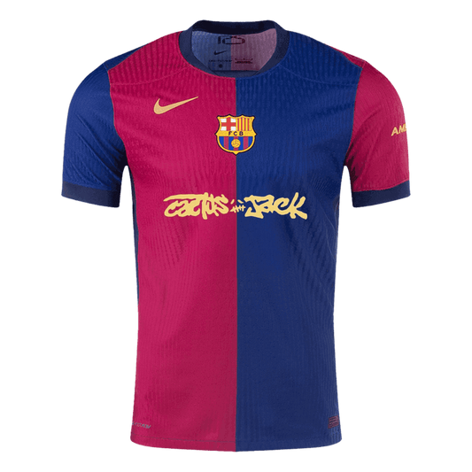 Authentic Soccer Jersey Barcelona X Travis Scott Home Shirt 2024/25