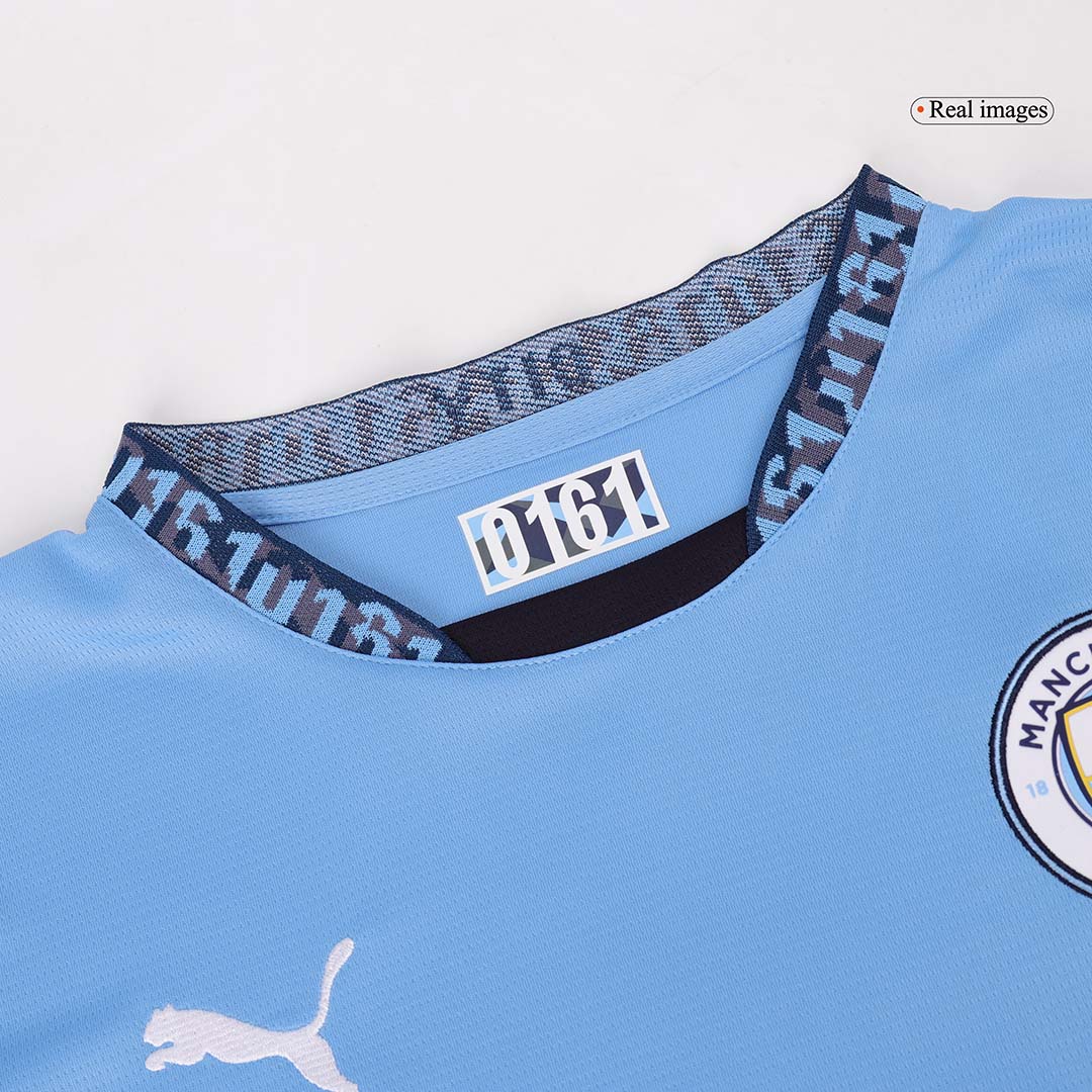 Manchester City Home Long Sleeve Football Shirt 2024/25