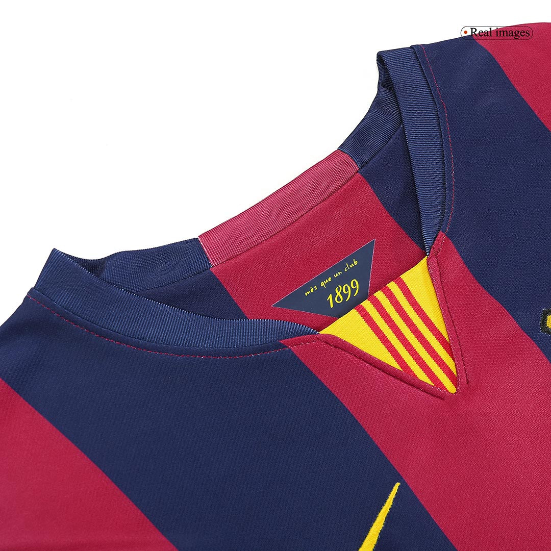 Retro Jersey SUÁREZ #9 Barcelona Retro Jersey Home Soccer Shirt 2014/15