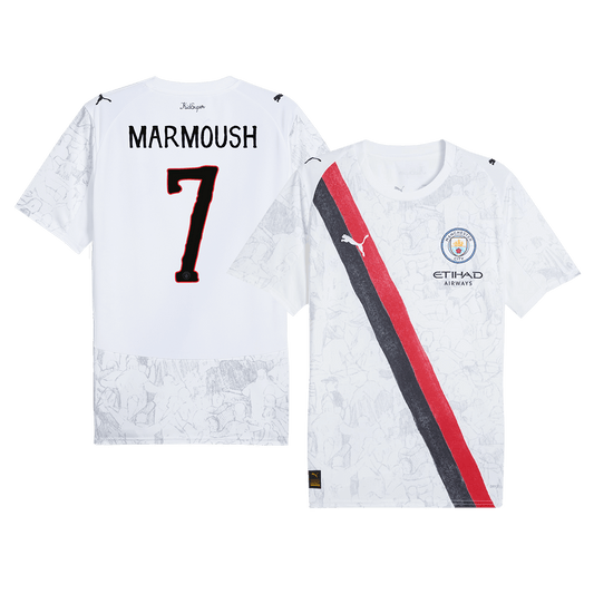 MARMOUSH #7 Manchester City KidSuper Soccer Jersey 2025/26 - Club World Cup