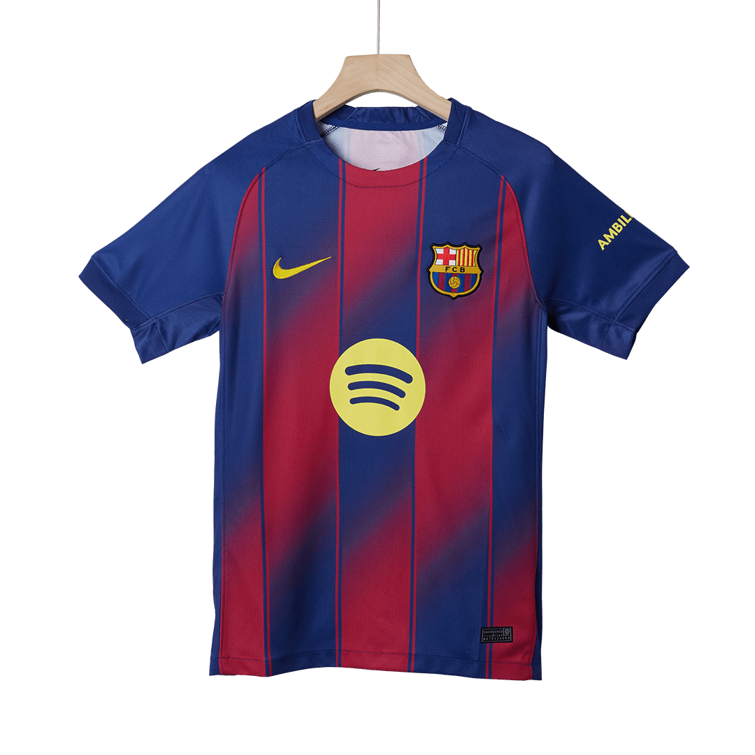 LAMINE YAMAL #10 Barcelona Home Soccer Jersey 2025/26 -UCL