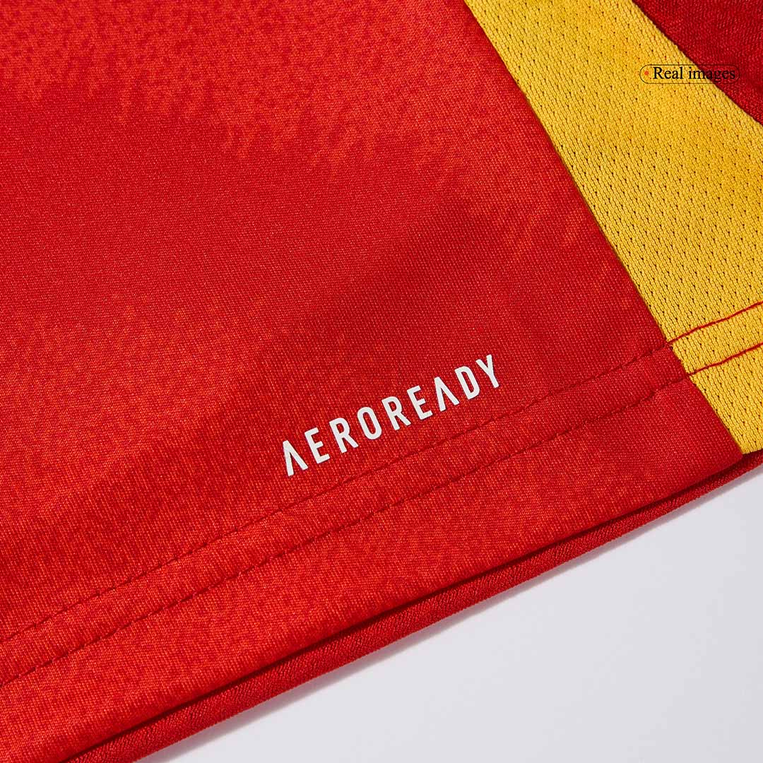 Gift-Kid's Spain Home Soccer Jersey Kit(Jersey+Shorts) Euro 2024