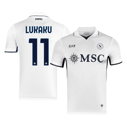 Authentic LUKAKU #11 Napoli Away Soccer Jersey 2024/25