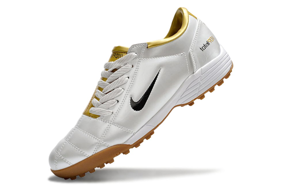Nike Total 90 (T90) Laser SE FG/MG Football Soccer Boots Cleats WHT-GRY