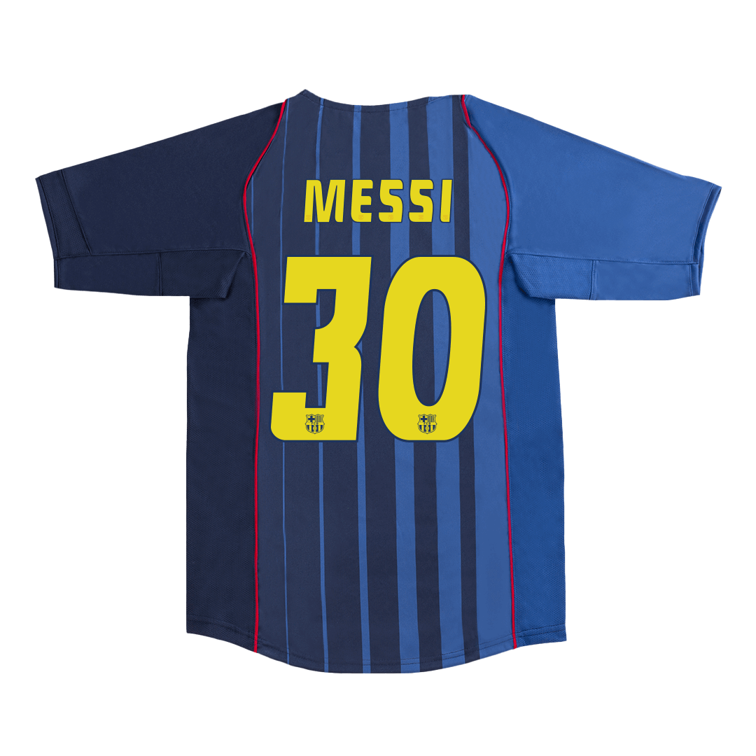 Retro Jersey MESSI #30 Barcelona Retro Jersey Away Soccer Shirt 2004/05