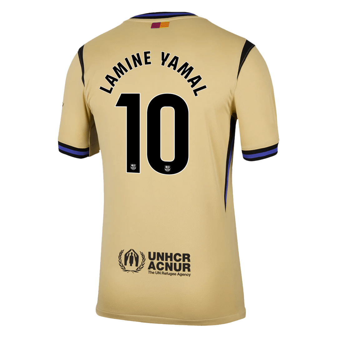 LAMINE YAMAL #10 Barcelona Away Soccer Jersey 2025/26