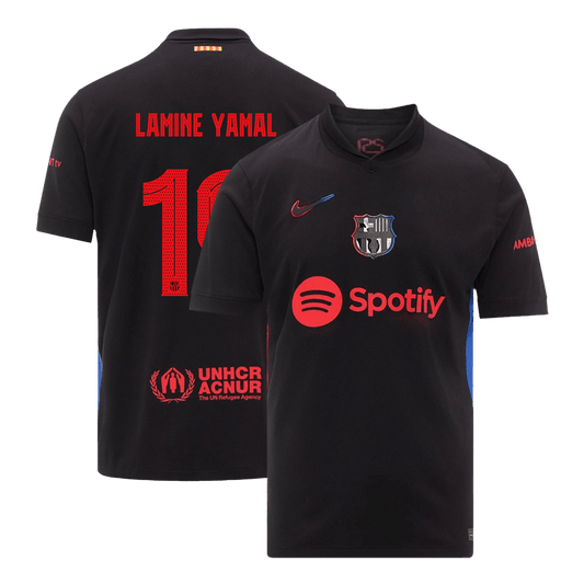 Barcelona LAMINE YAMAL #19 Soccer Jersey Away Custom Shirt 2024/25-UCL