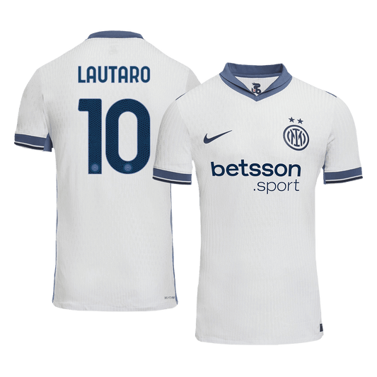Authentic LAUTARO #10 Inter Milan Away Soccer Jersey 2024/25