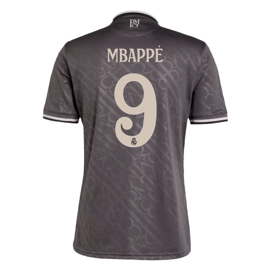 Mbappe #9 Real Madrid Third Away Soccer Jersey 2024/25