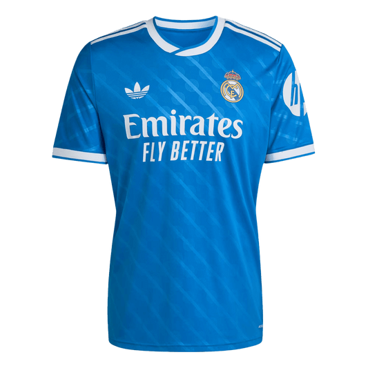 Real Madrid Third Away Soccer Jersey 2025/26 Blue