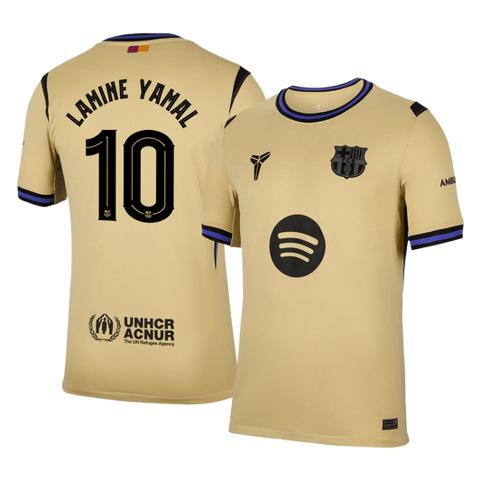 LAMINE YAMAL #10 Barcelona Away Soccer Jersey 2025/26 -UCL
