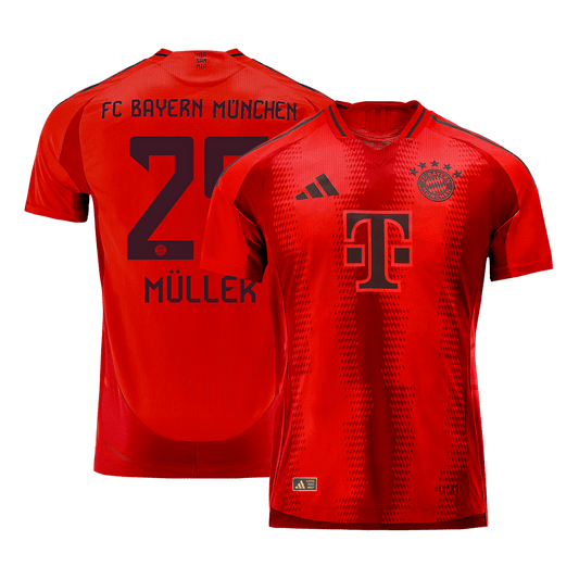 Authentic MULLER #25 Bayern Munich Home Soccer Jersey 2024/25