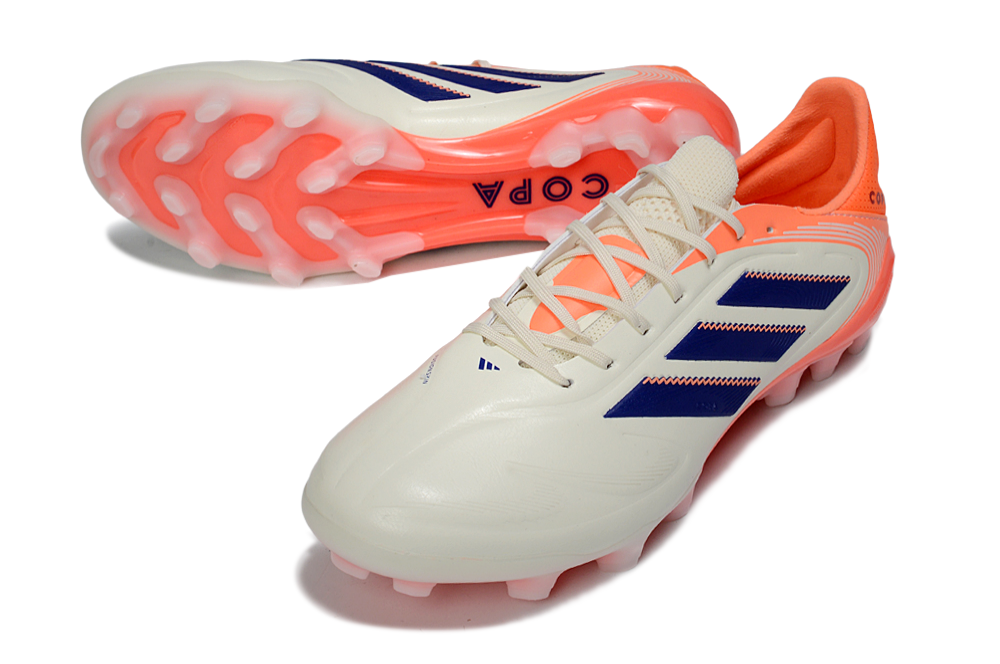 adidas Men's Copa Pure III Elite FG White/Red/Black Soccer Cleats & Shoes