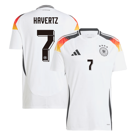 HAVERTZ #7 Germany Home Soccer Jersey Euro 2024