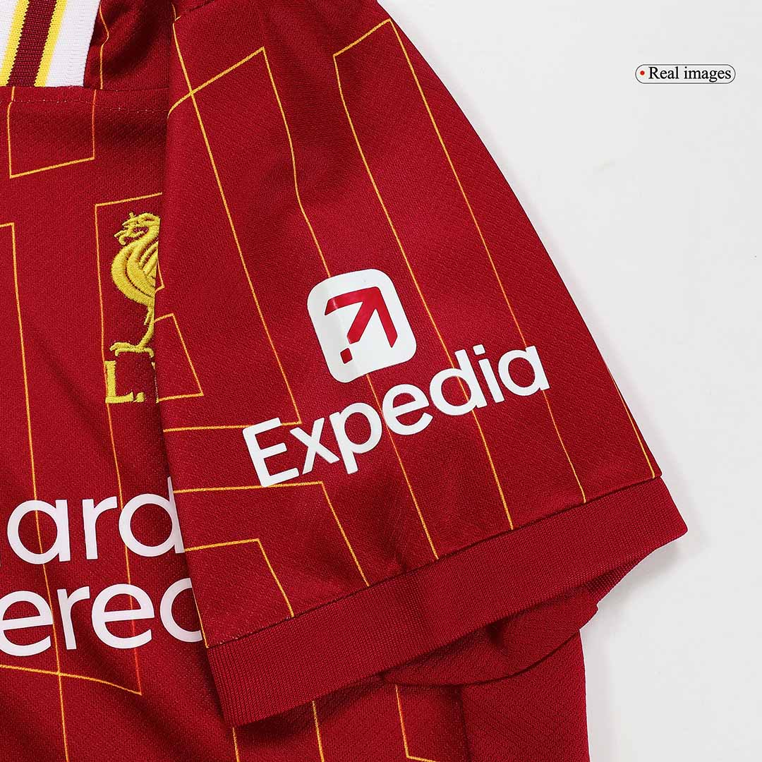 Liverpool Cheap Kids Kit Home Soccer Jersey 2024/25 (Shirt+Shorts+Socks)
