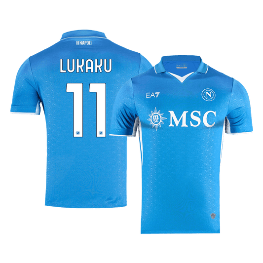 Authentic LUKAKU #11 Napoli Home Soccer Jersey 2024/25