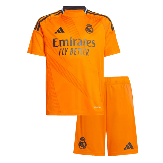 Gift-Kid's Real Madrid Away Soccer Jersey Kit (Shirt+Shorts) 2024/25