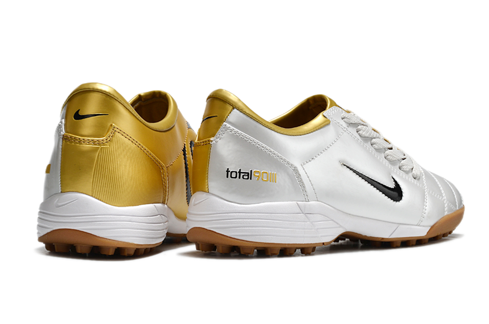 Nike Total 90 (T90) Laser SE FG/MG Football Soccer Boots Cleats WHT-GRY