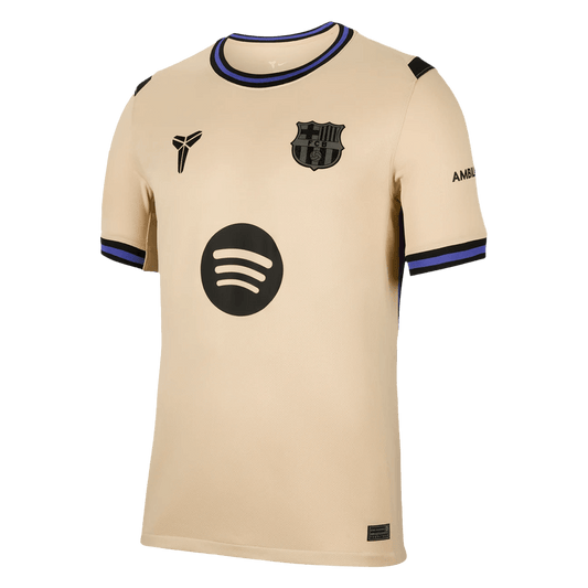 Barcelona x Kobe Bryan Soccer Jersey Away Custom Shirt 2025/26
