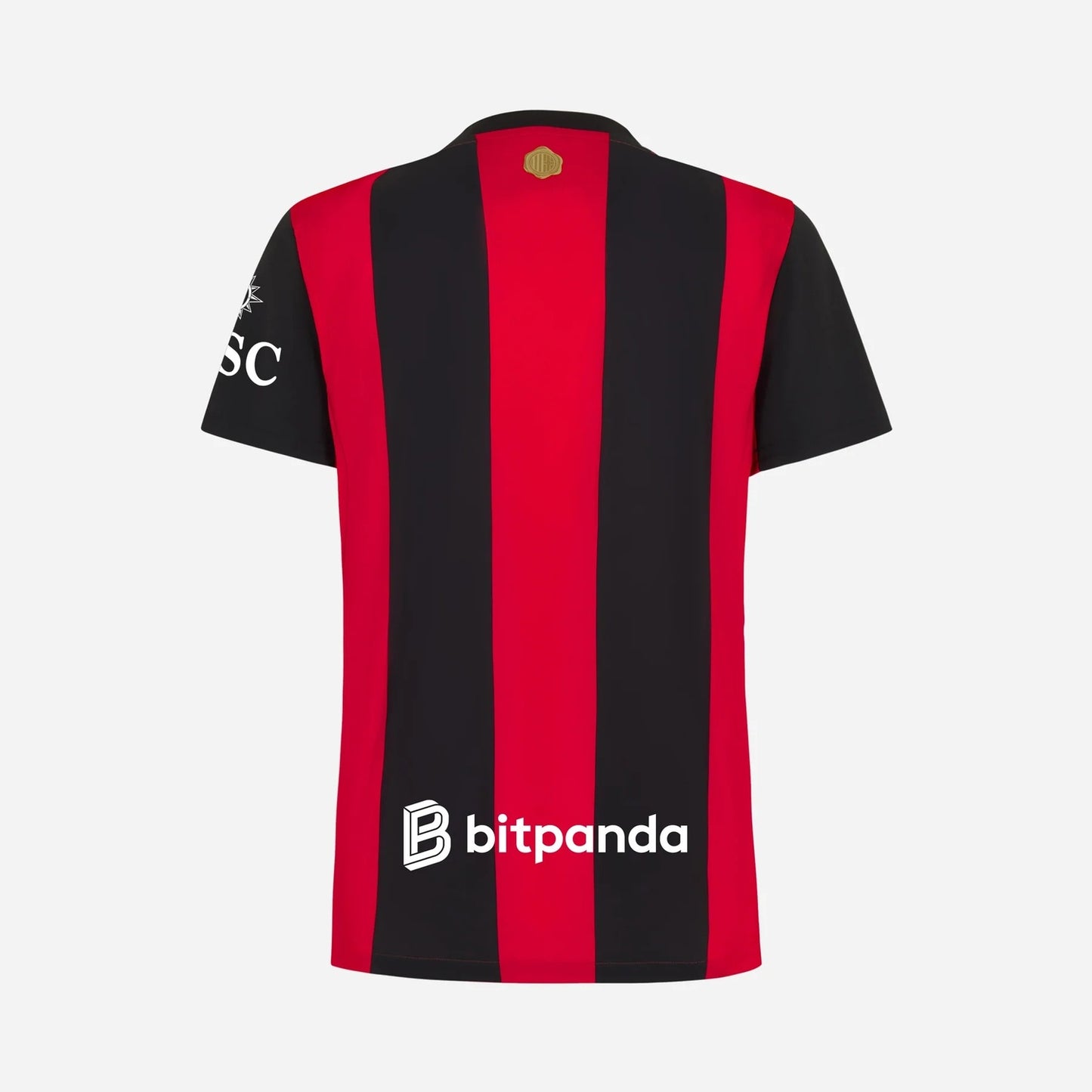 Back view of AC Milan 2026/27 women's home soccer jersey