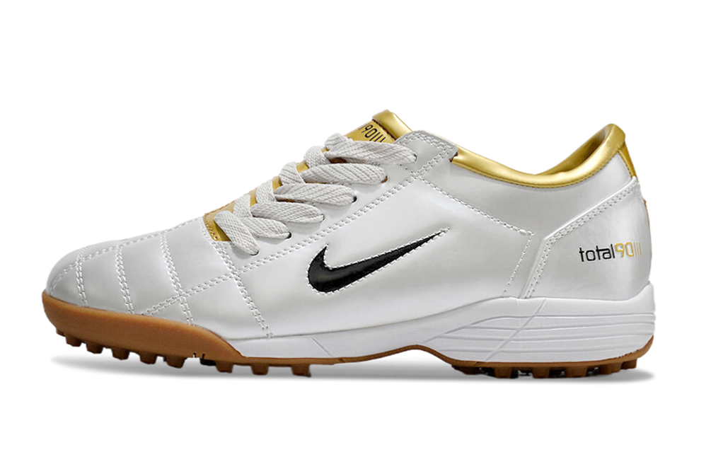 Nike Total 90 (T90) Laser SE FG/MG Football Soccer Boots Cleats WHT-GRY