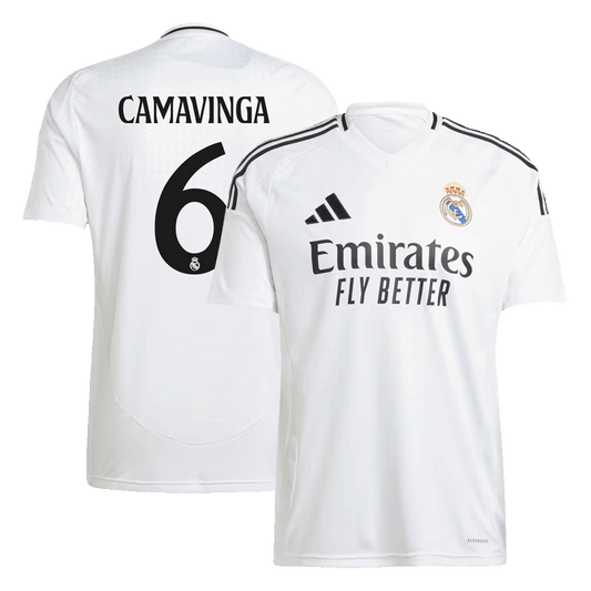 CAMAVINGA #6 Real Madrid Home Soccer Jersey 2024/25