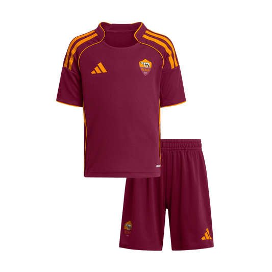 Roma Home Kids Soccer Jerseys Kit 2025/26