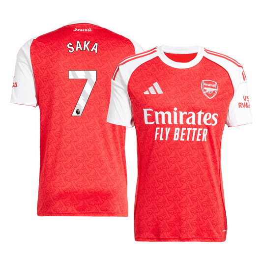 Arsenal SAKA #7 Home Soccer Jersey 2025/26