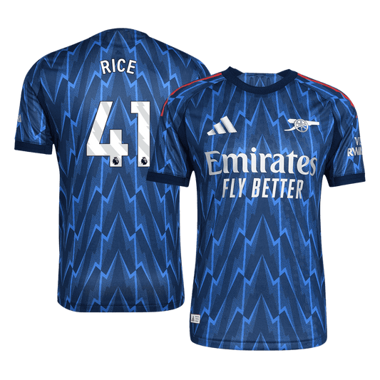 RICE #41 Inter Miami CF Away Authentic Soccer Jersey 2025/26