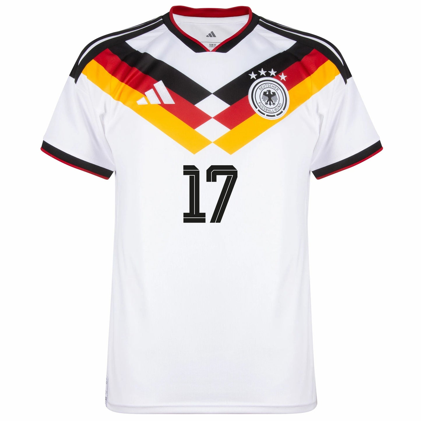 Germany 2026 World Cup Home Stadium Replica Jersey with Wirtz #17 printing  front view