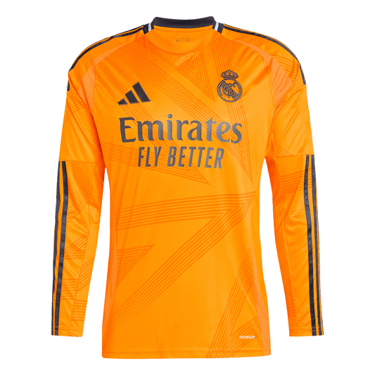 Real Madrid Away Long Sleeve Football Shirt 2024/25