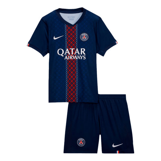 PSG Home Kids Soccer Jerseys Kit 2025/26