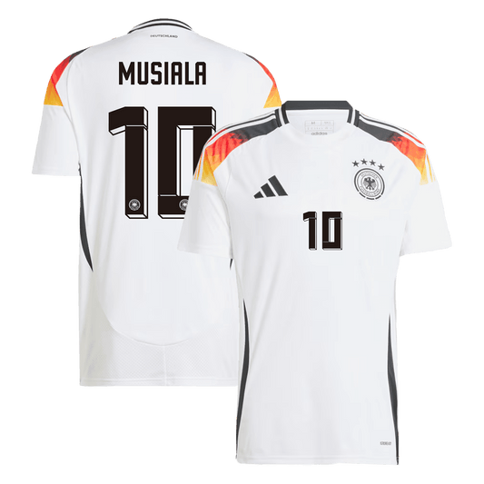 MUSIALA #10 Germany Home Soccer Jersey Euro 2024