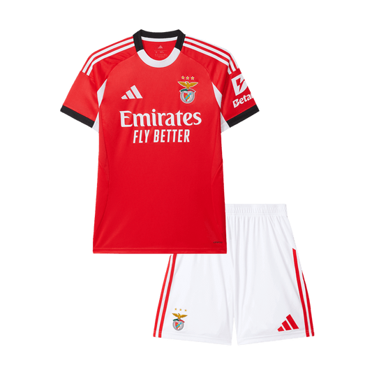 Benfica Home Kids Soccer Jerseys Kit 2025/26