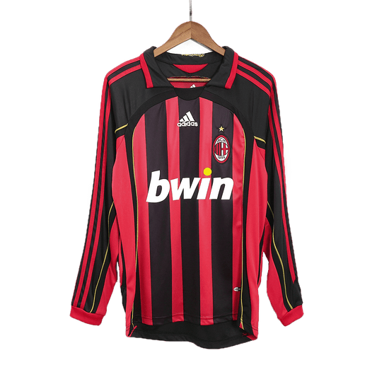 KAKA' #22 AC Milan Retro Jersey Home Soccer Shirt 2006/07