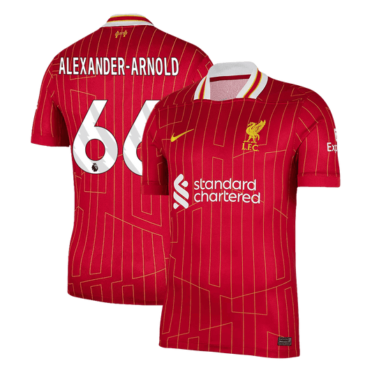 ALEXANDER-ARNOLD #66 Liverpool Home Soccer Jersey 2024/25